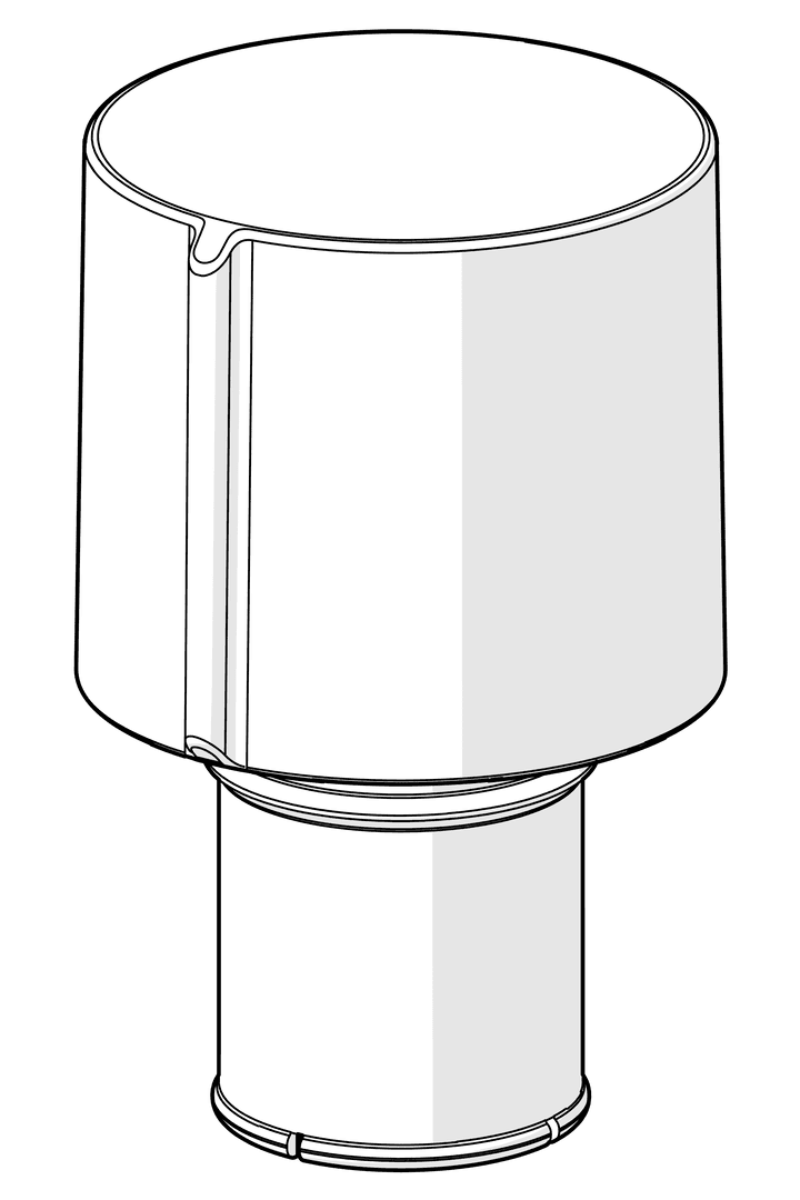 Temperaturreguleringsgrep | 1006752V-33 | Svart matt