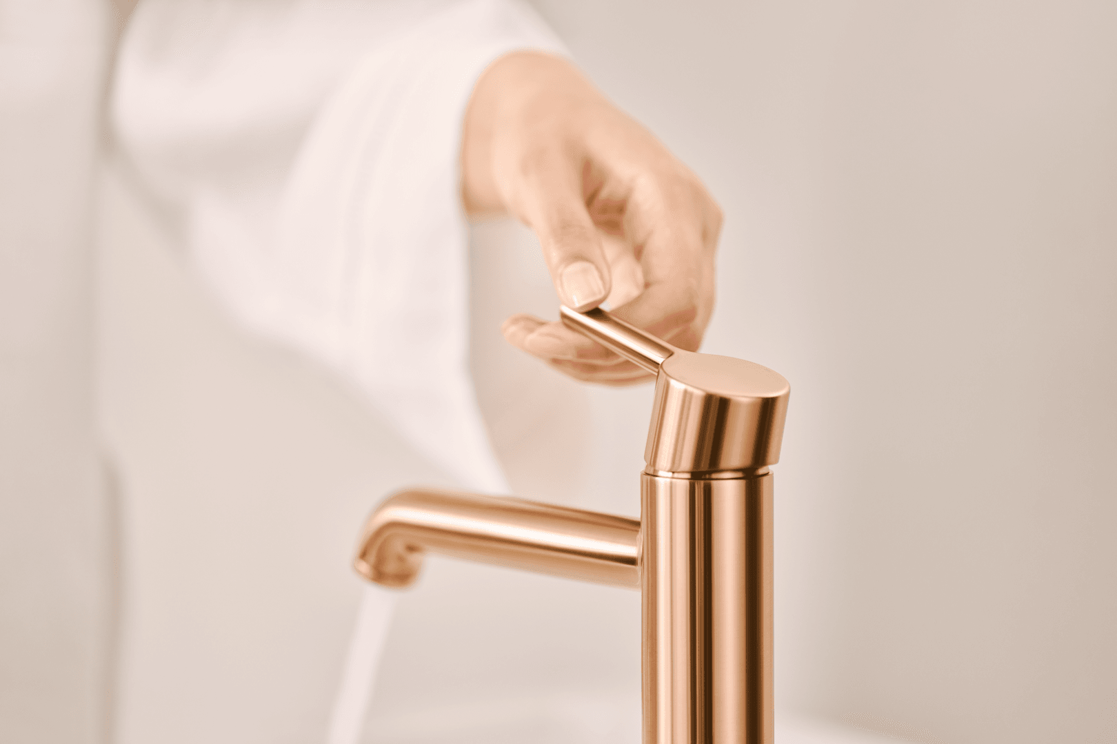 Høy servantkran | 2602FH-81 | Børstet bronse