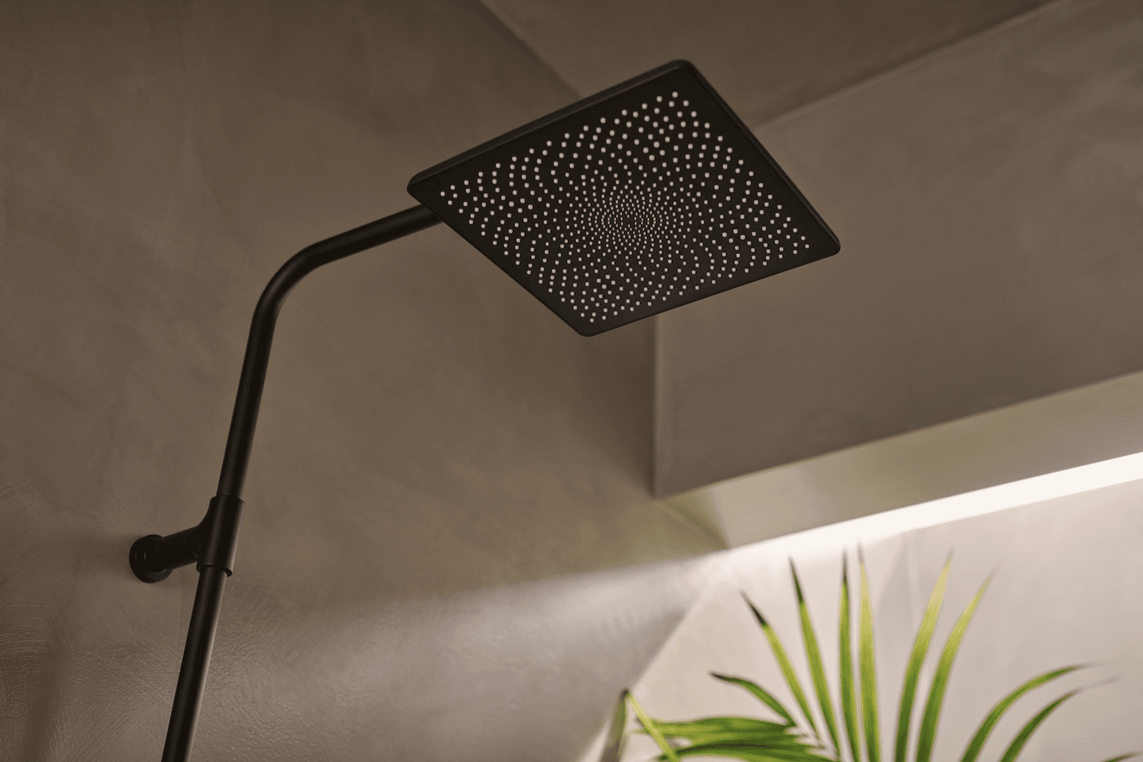 Dusjkran med rain shower | 4796-33 | Svart matt