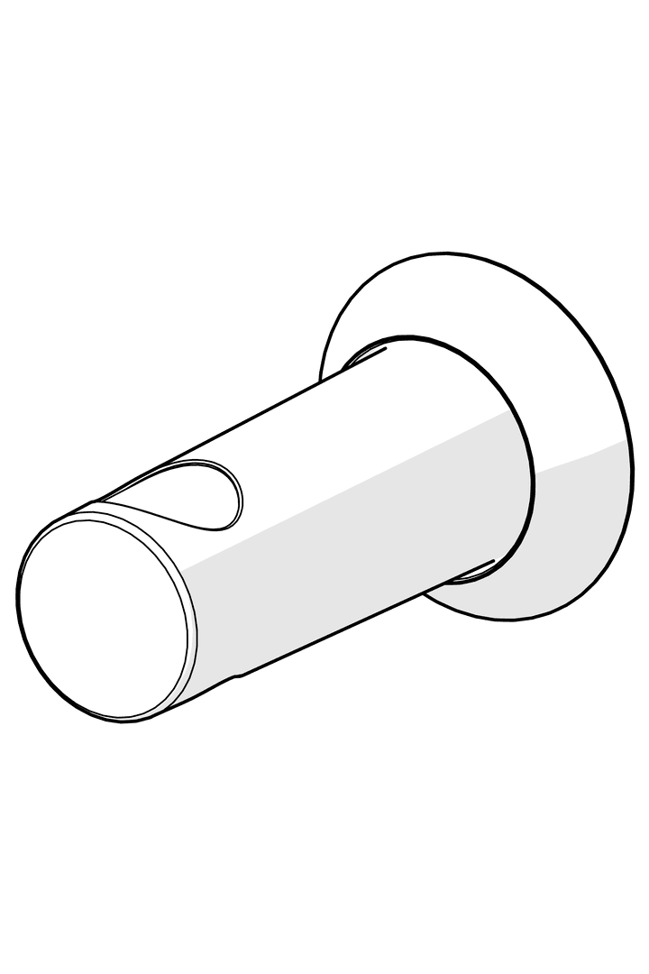 Dusjrørholder | 601407V | Krom