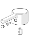 Hendel | 1002097V-33 | Svart matt