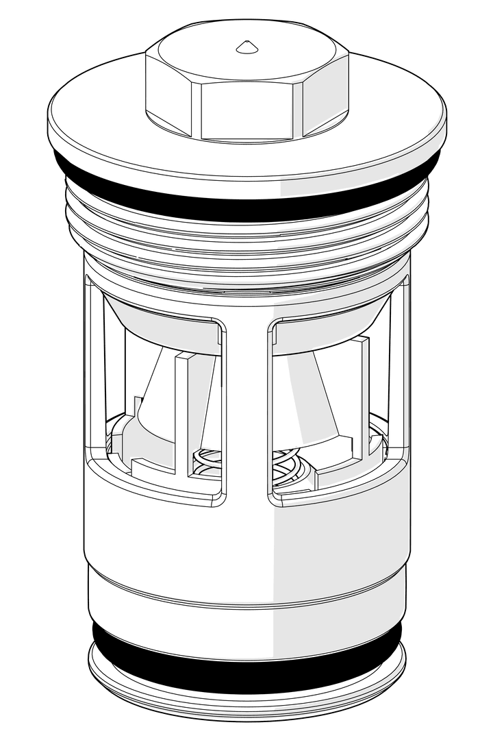 Filter/Tilbakeslagsventil, (9/2018-) | 1004950V