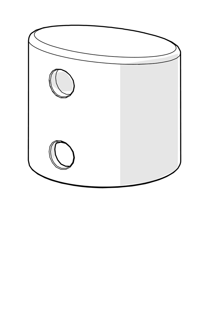 Sensor holder | 1006102V | Krom