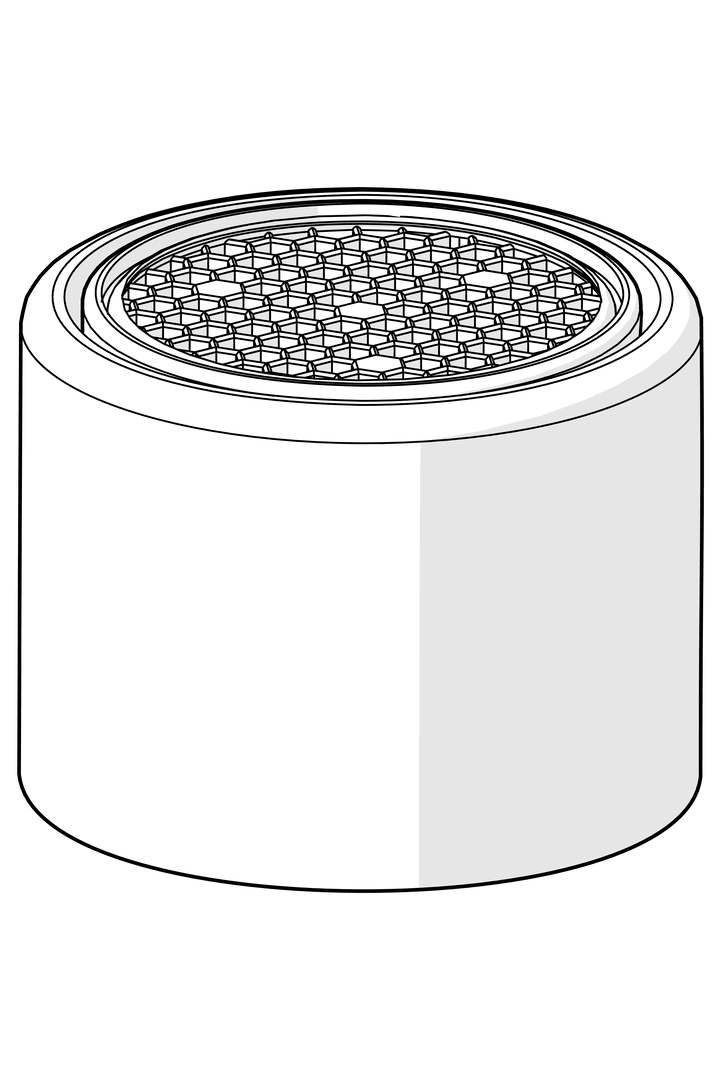 Strålesamler, M22x1, -106 | 1006342V | Krom