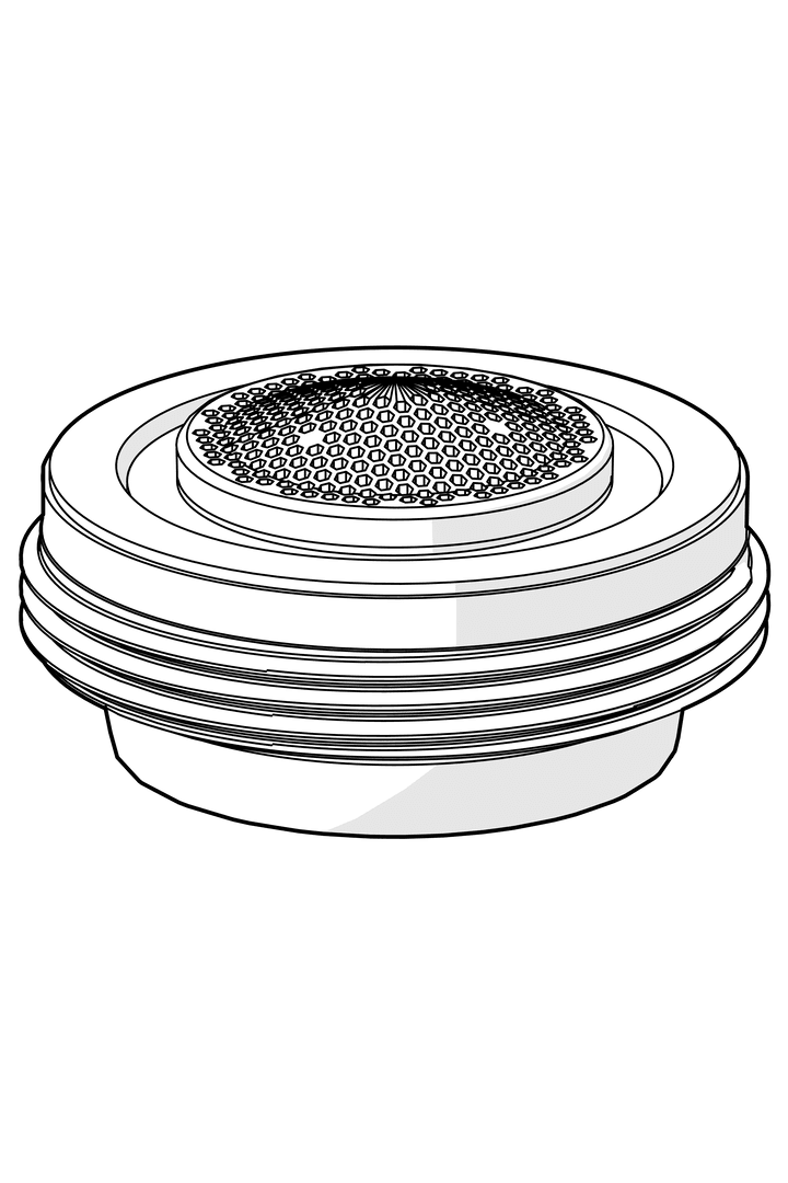 Strålesamler, STD M24x1 HC PCA 8.0 l/min SSR | 1016774V