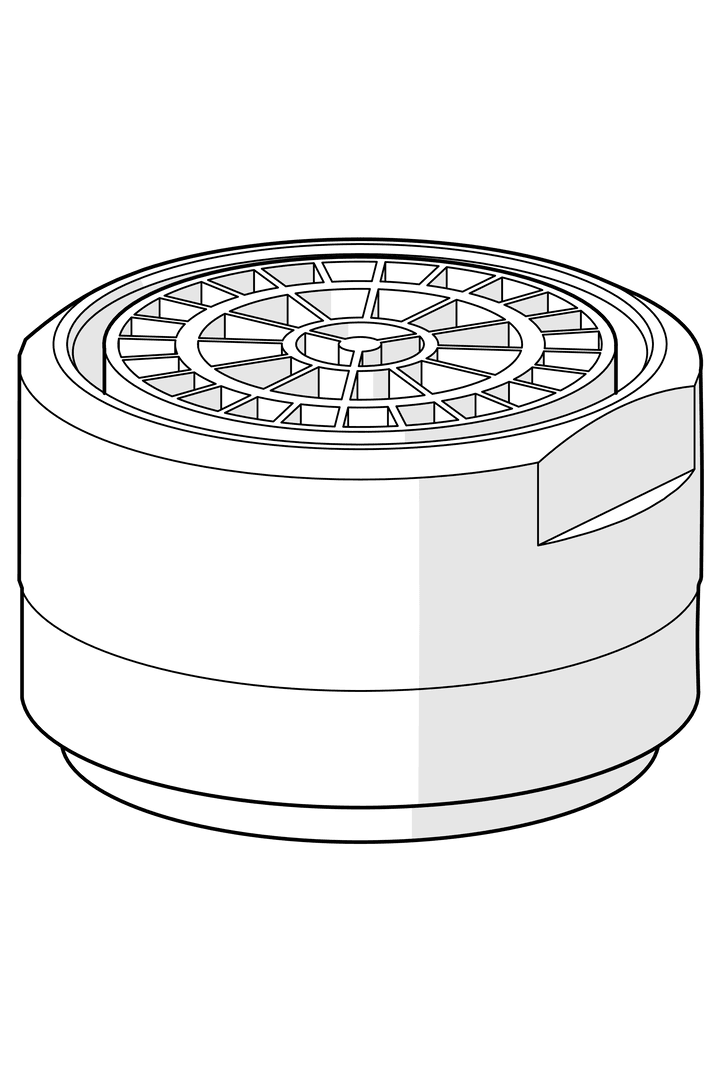 Strålesamler, STD M24x1 CC PCA 1.2 gpm | 1018458V-33 | Svart matt