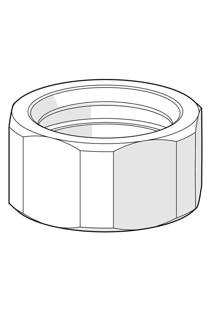 Koblingsmutter, G 3/4 | 109625 | Krom