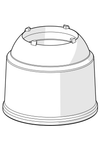 Dekkring med gjenge | 159422 | Krom