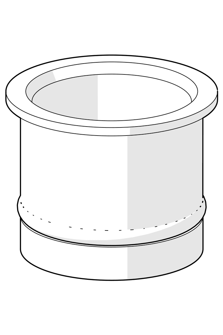 Spacer sleeve, 18/20.6 | 219595 | Krom