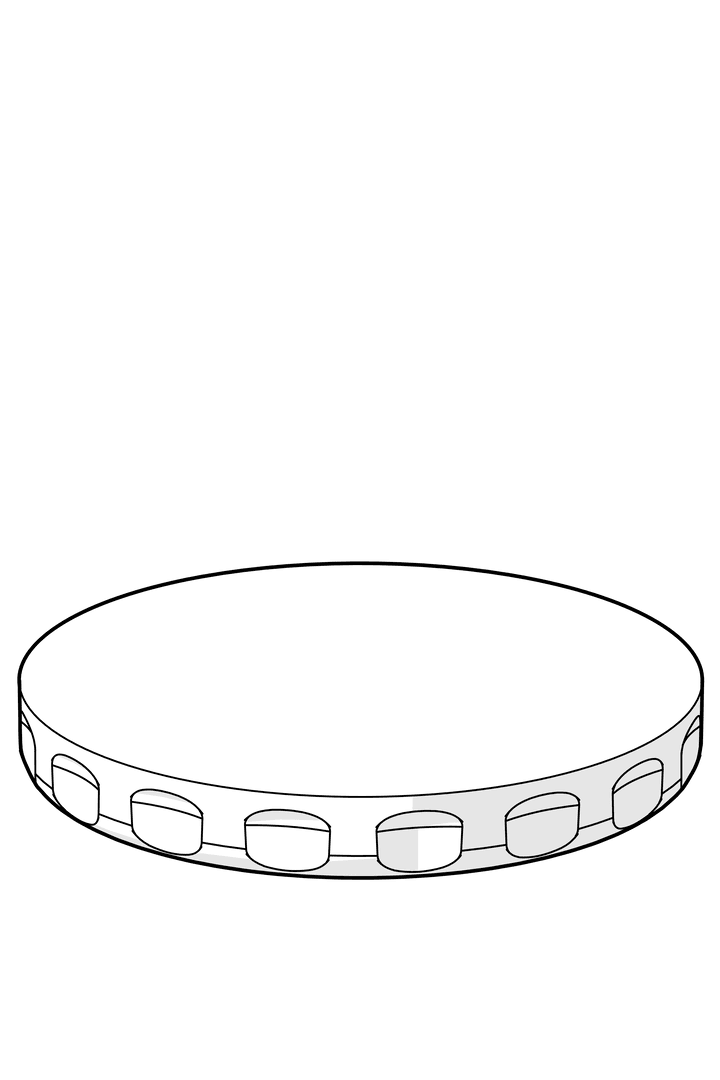 Kalkavvisende silplate | 249694V