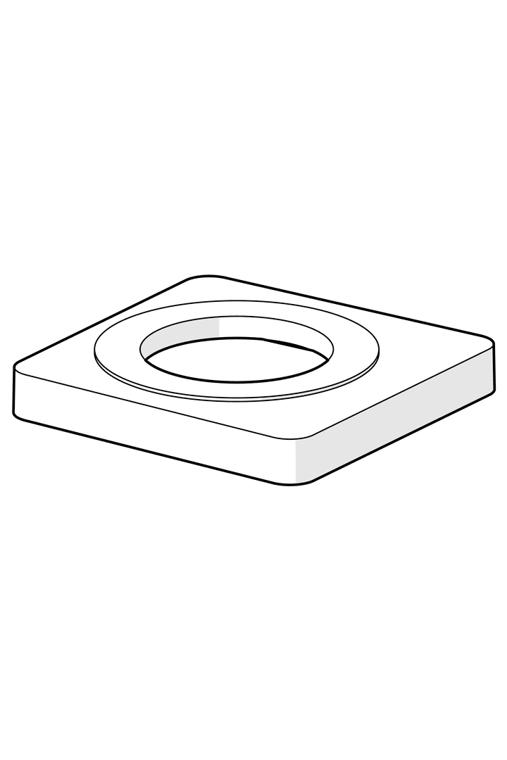Distansestykke | 259351 | Krom