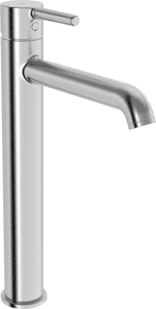 High washbasin faucet, 2601FH-80, #color_Brushed steel