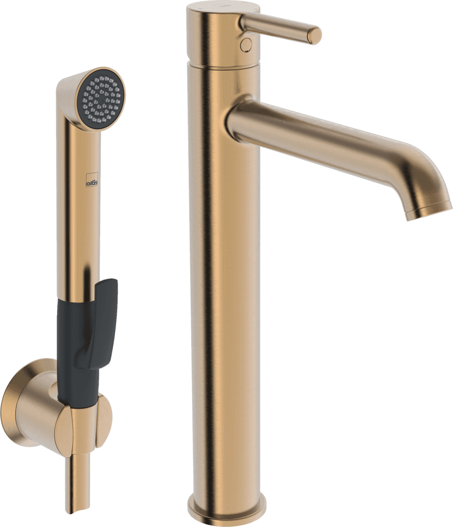 Høy servantkran | 2602FH-81 | Børstet bronse