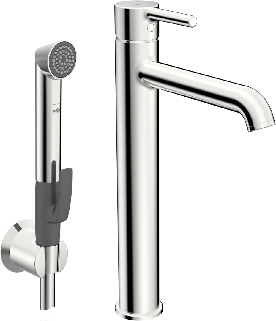 High washbasin faucet, 2602FH, #color_Chrome