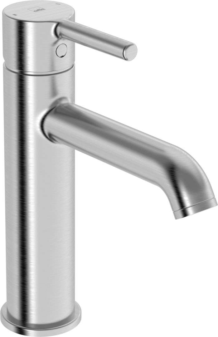 Washbasin faucet, 2605FH-80, #color_Brushed steel