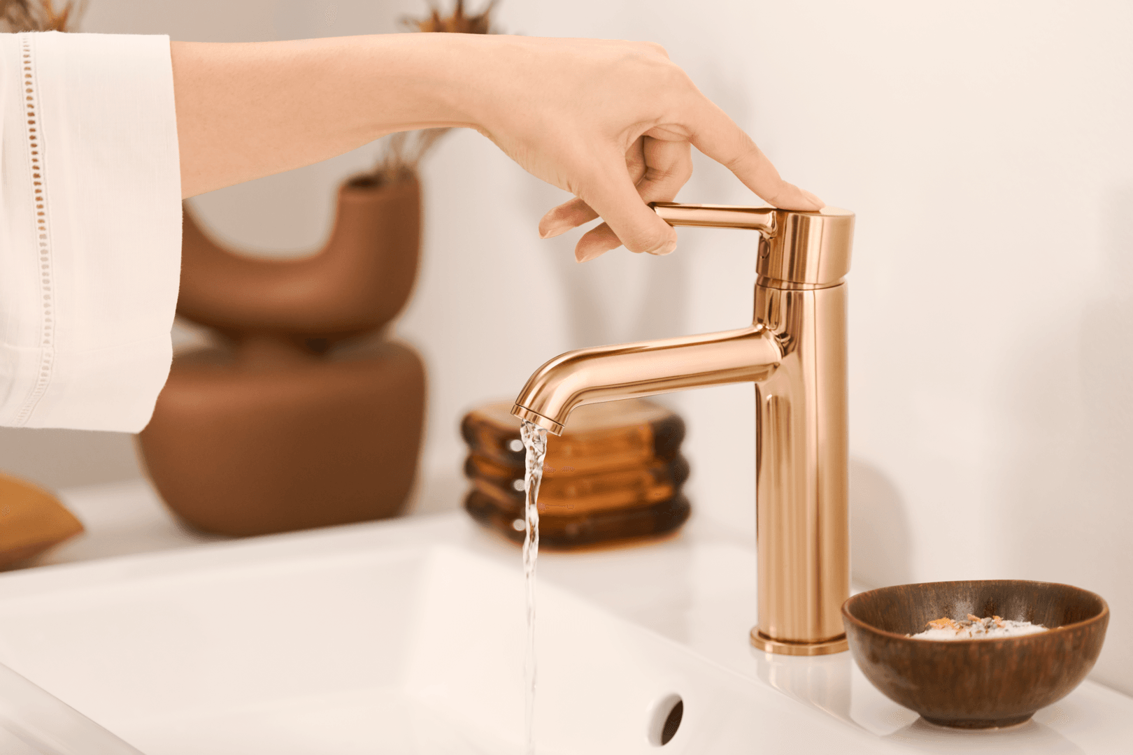Servantkran | 2605FH-81 | Børstet bronse