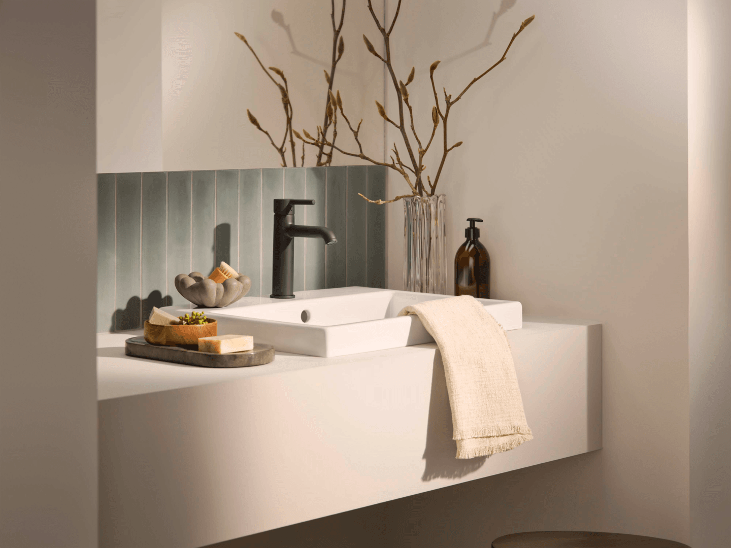 Servantkran | 2606FH-33 | Svart matt