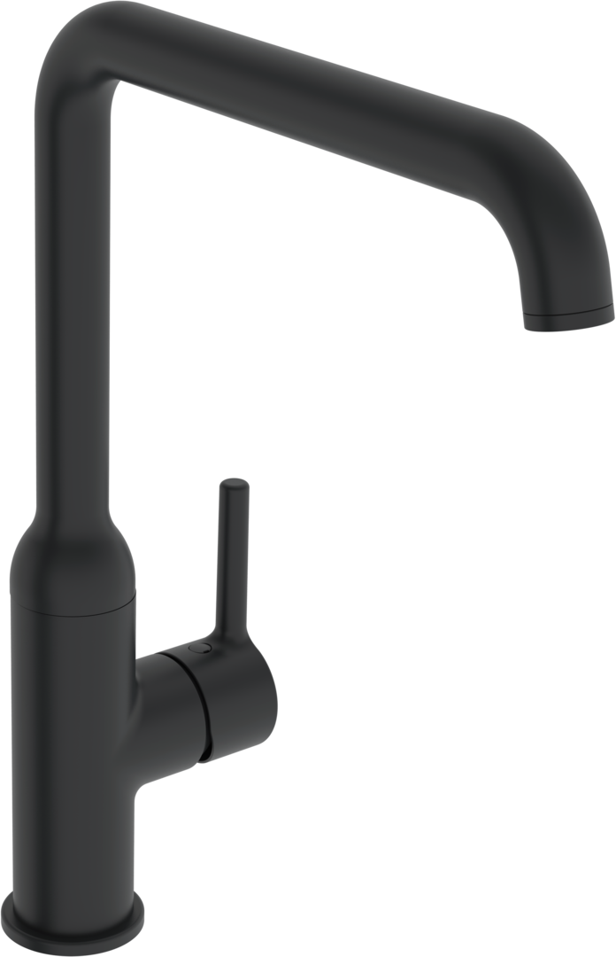 Kitchen faucet, 2638FH-33, #color_Matt black