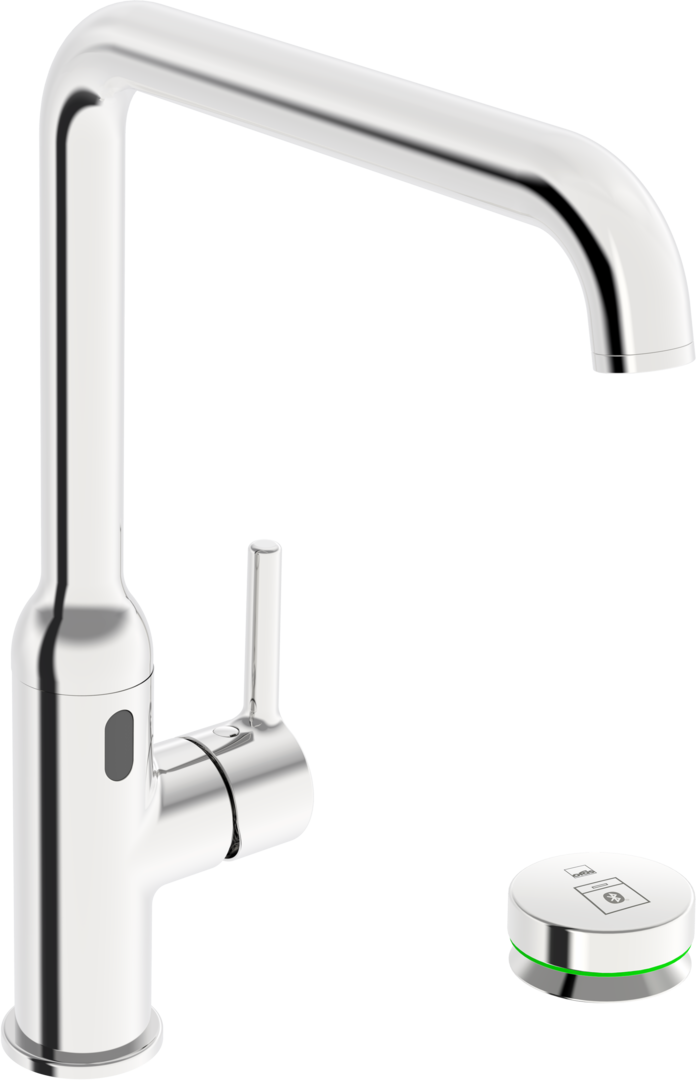 Kitchen faucet with dishwasher valve, 230/9 V, Bluetooth, 2639FHTZ, #color_Chrome