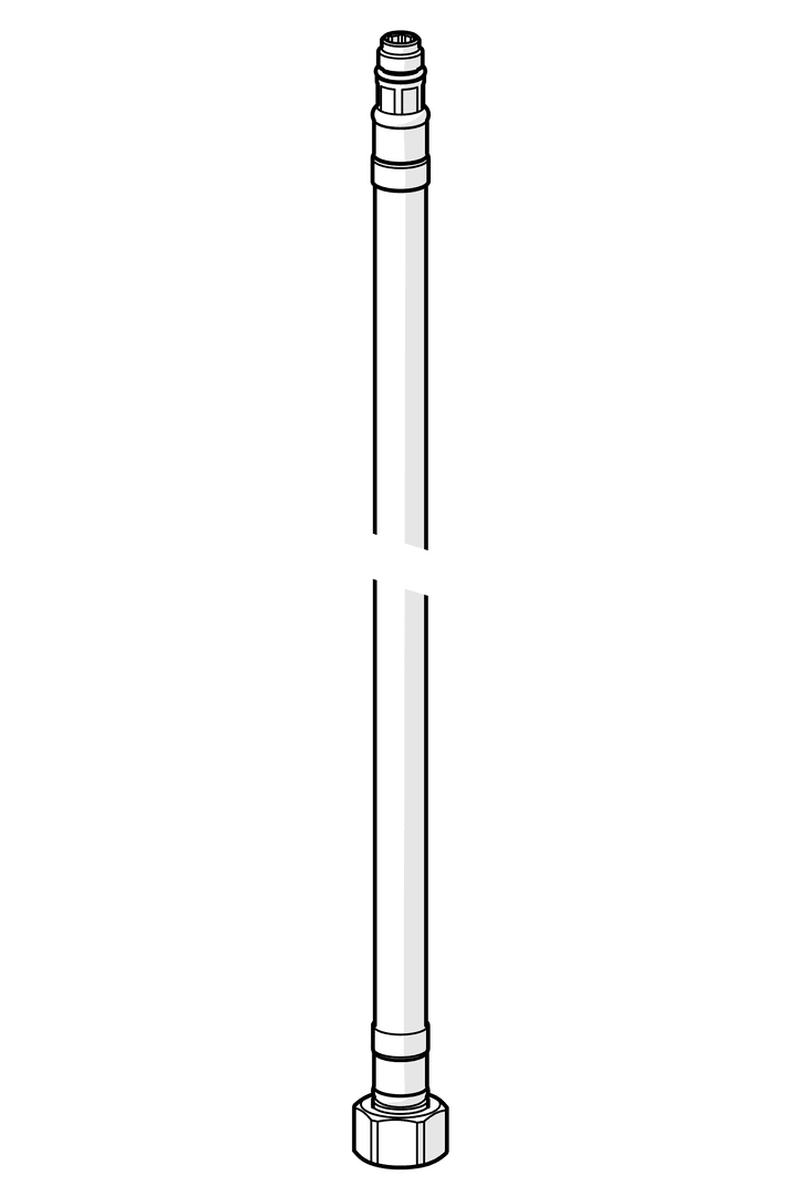 Fleksible slanger, L=410, G3/8-M10x1 | 602205/2