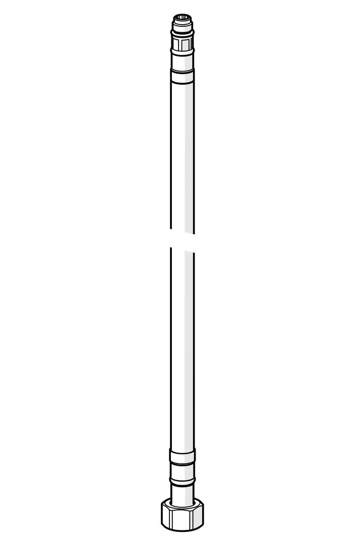 Fleksible slanger, L=400, G3/8-M10x1 | 1002311/2