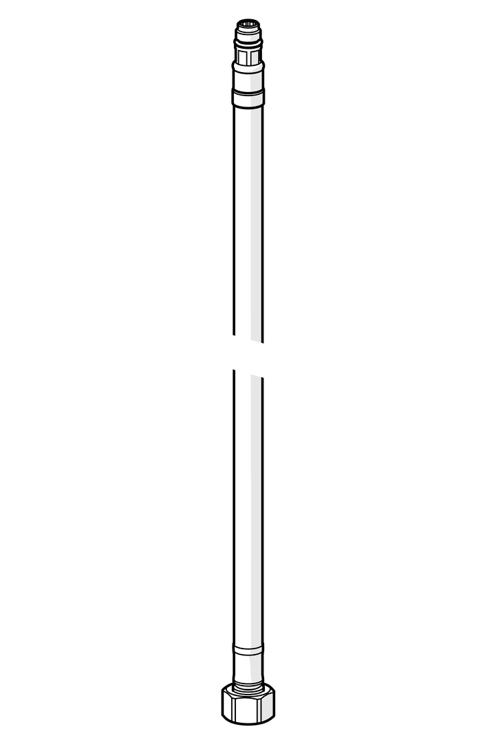 Fleksible slanger, L=500, G3/8-M10x1 | 602328/2