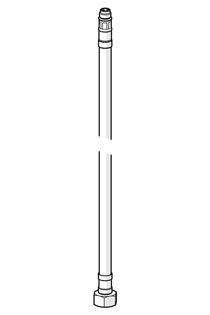 Fleksible slanger, L=275, G3/8-M10x1 | 602207/2
