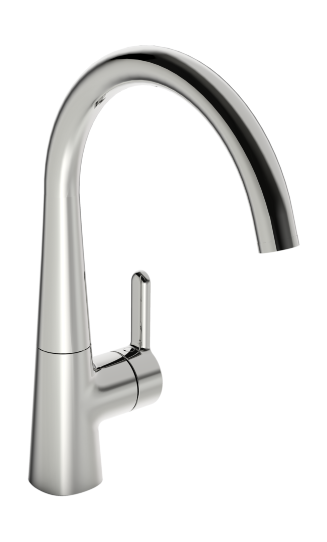 Kitchen faucet, 3030F, #color_Chrome