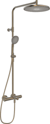 Dusjkran med rain shower | 4793-81 | Børstet bronse