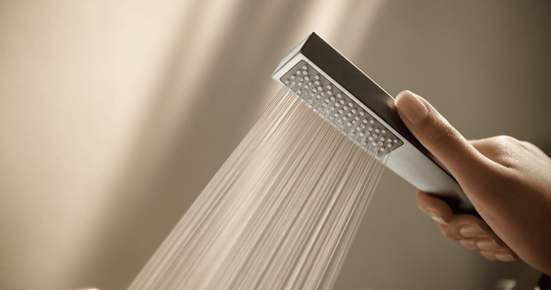 Dusjkran med rain shower | 4796-80 | Børstet stål