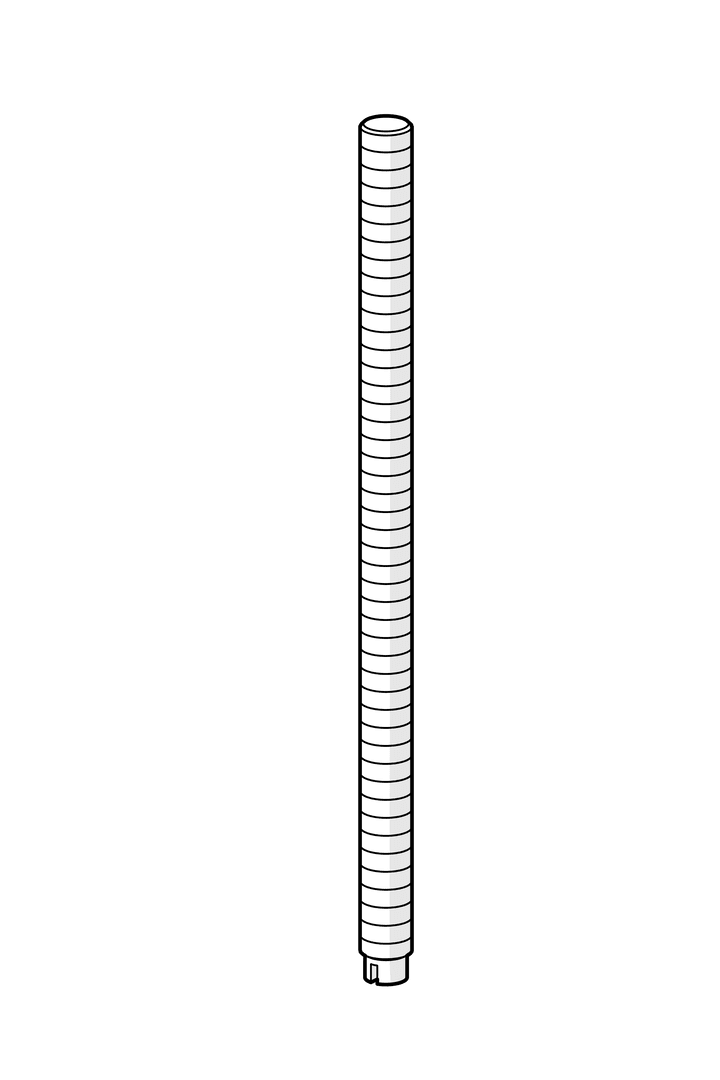 Pinneskrue, M8x1, L=140 | 601970V