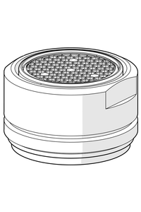Strålesamler, M24x1, 6 l/min