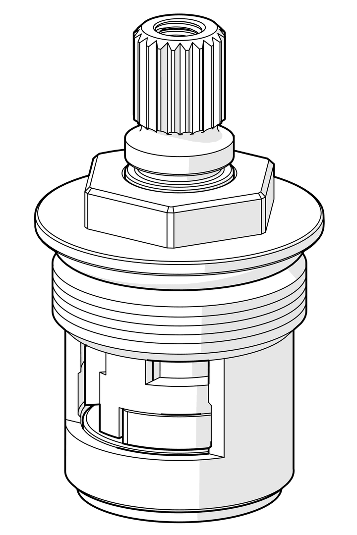 Keramisk overdel, G1/2 | 602600V