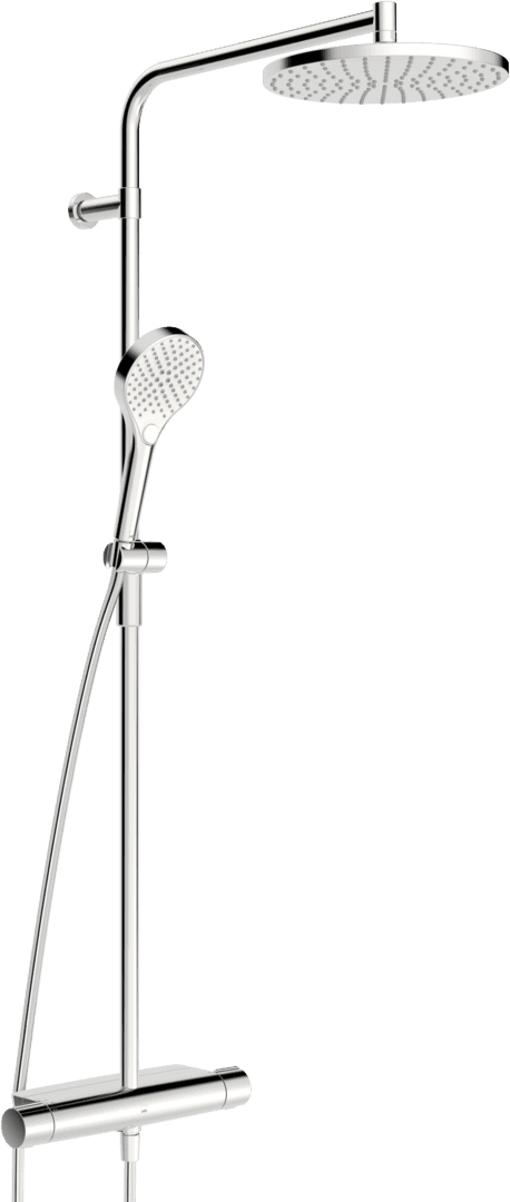 Dusjkran med rain shower | 7192N | Krom