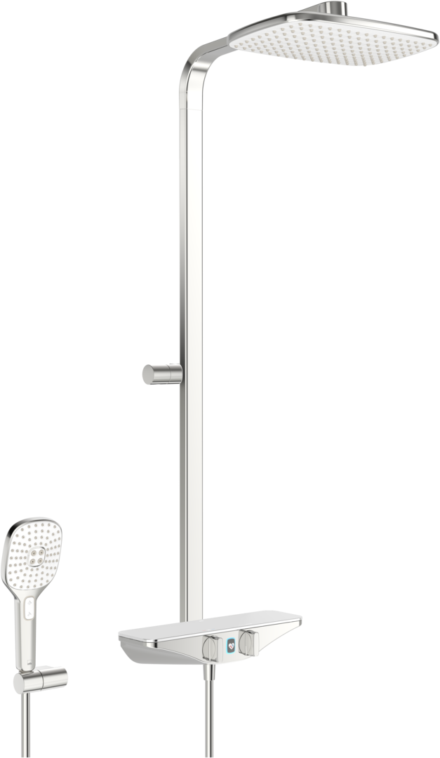 Shower system, 6 V, Bluetooth, 7592-11, #color_Chrome/White